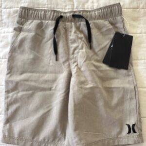Hurley Boy's Beige Athletic Shorts